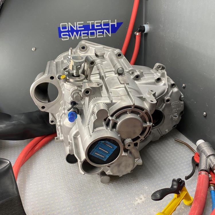 Växellåda till Volkswagen efter vattenpolering