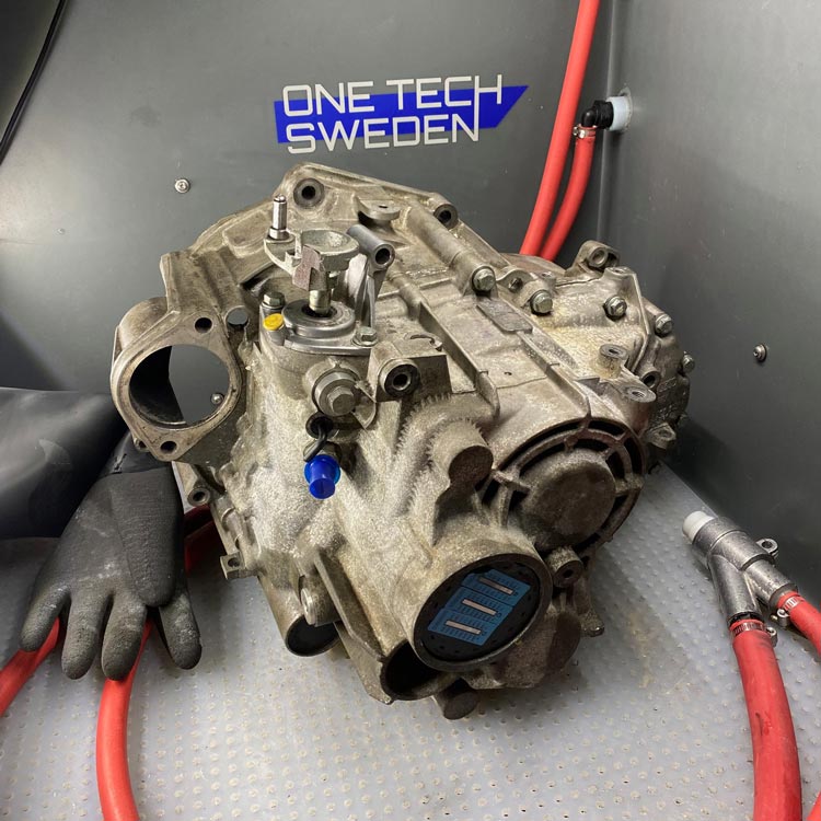 Växellåda till Volkswagen före vattenpolering